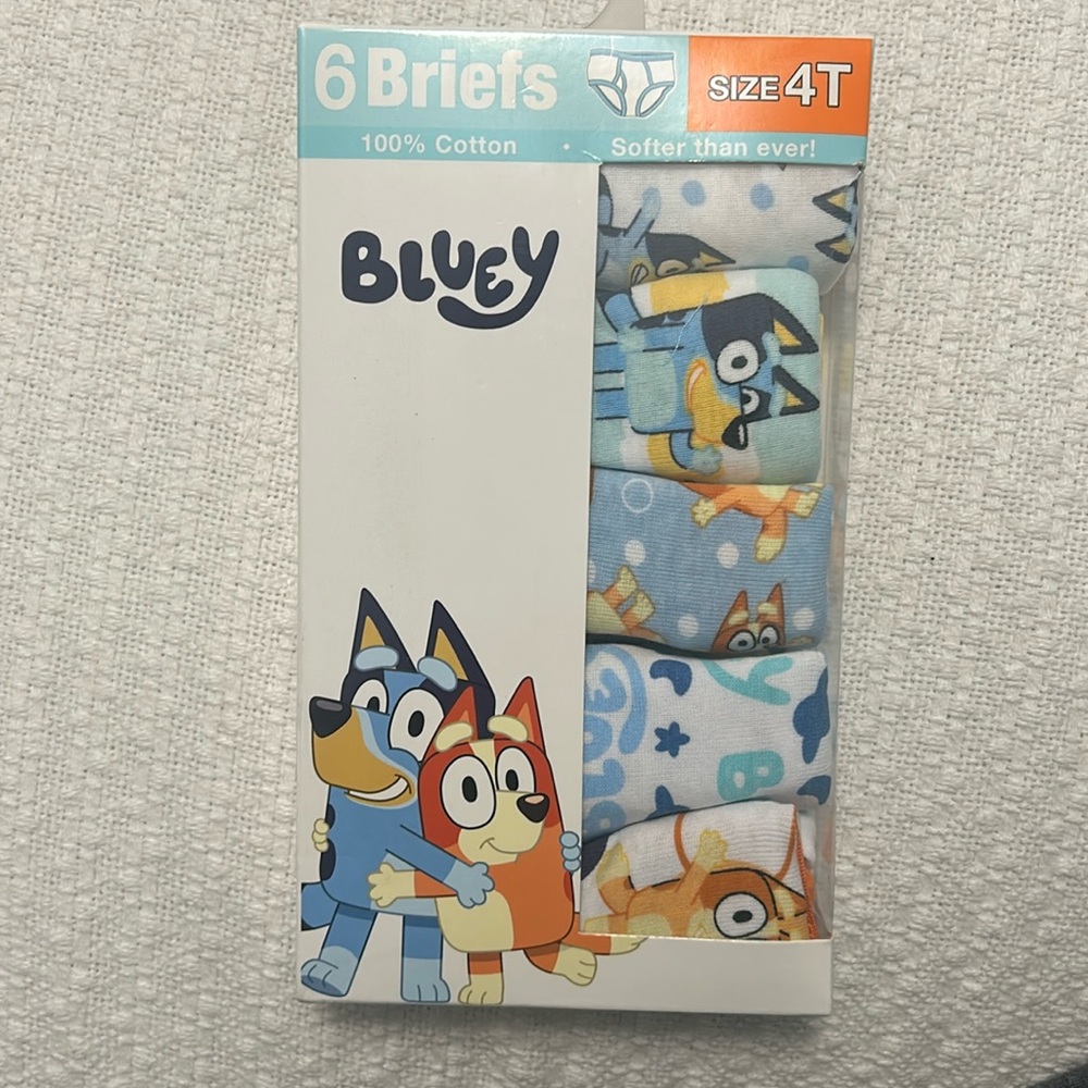 6pc Boy bluey briefs